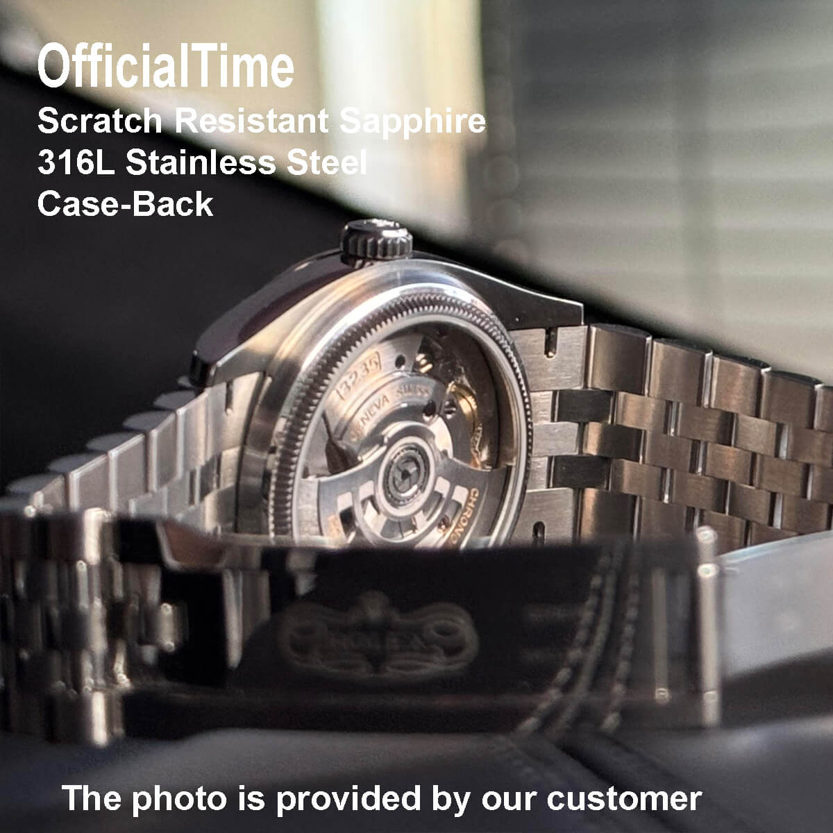 Datejust 41 with OfficialTime Case Back